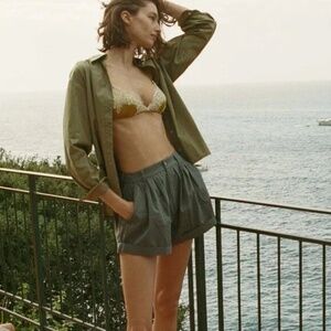 Doen Paige Shorts in Lagoon Size 0/32 Lagoon NWT